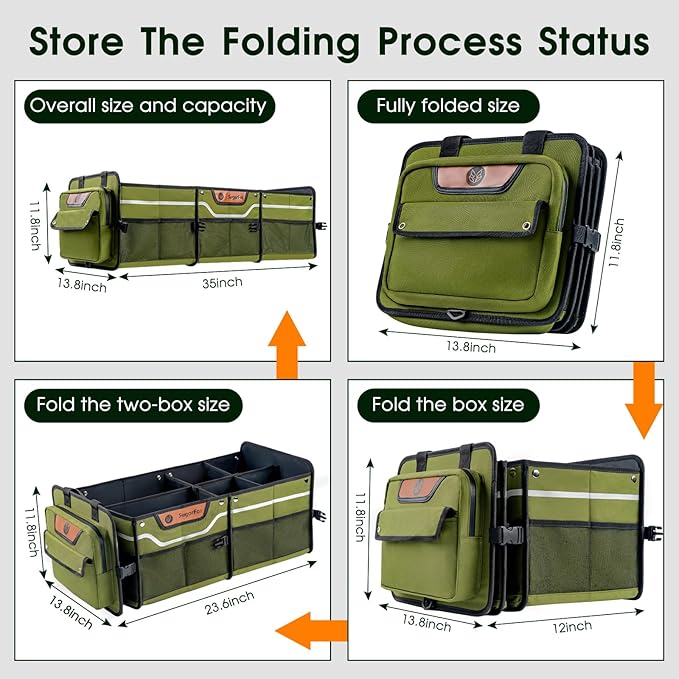 Trunk Organizer, Heavy-Duty Storage