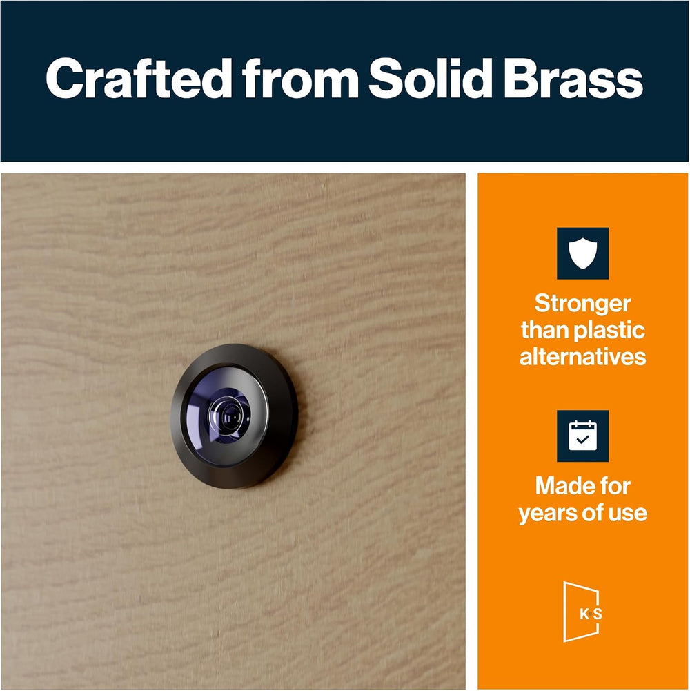 Door Viewer | Security Peep Hole Provides an Ultra Wide View | Peepholes for ...