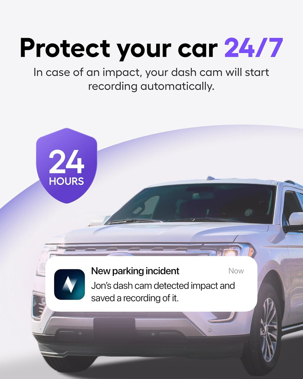 Nexar Beam GPS Dash Cam - 1 Year Nexar App Subscription Included - Unlimited ...