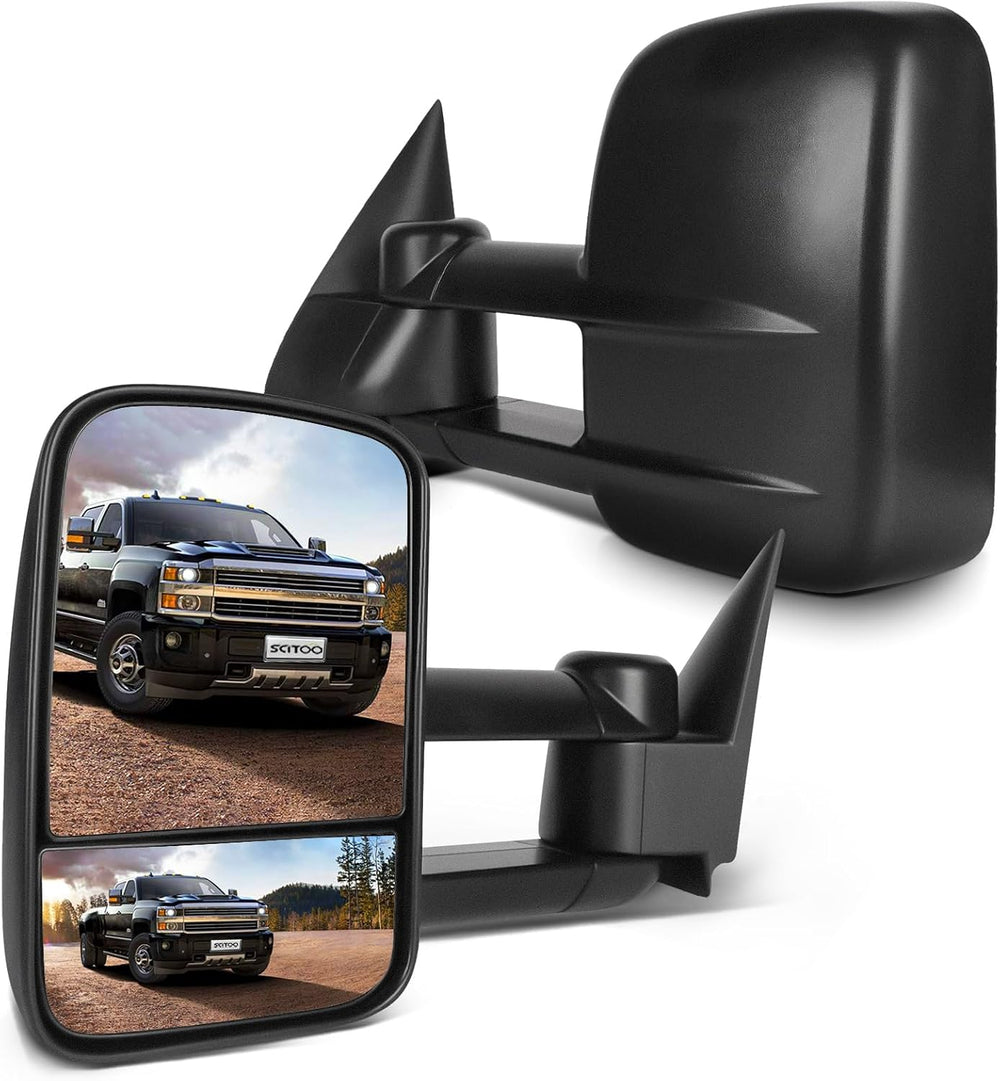 SCITOO Towing Mirrors Fit Chevy GMC Exterior Accessories Mirrors Fit 1999-200...