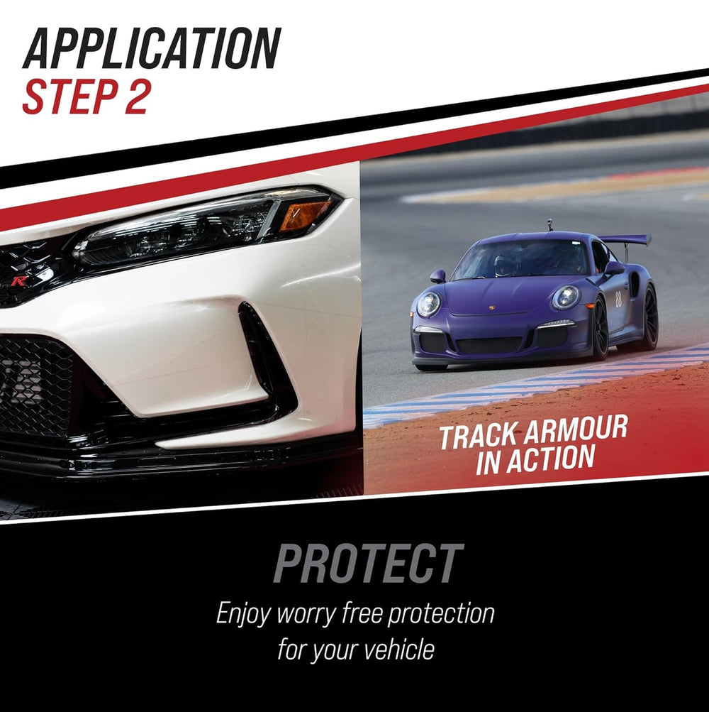 TRACK ARMOUR® 6" x 100' - Temporary Paint Protection Film for Car, T...