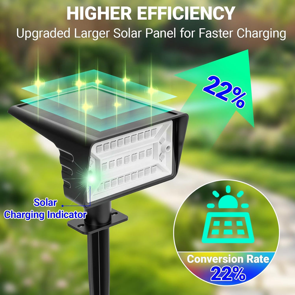 6Pack RGBW Solar Halloween Lights Outdoor Halloween Decorations