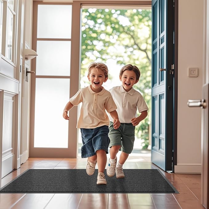Front Door Mat, Commercial Door Mats Entrance, Low Profile Welcome Mats Non-Slip