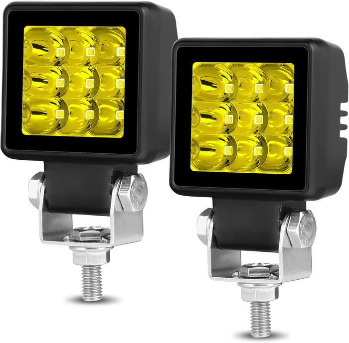 2 Inch 54W Amber LED Pods Spot Fog Lights Off Road LED Cubes Light