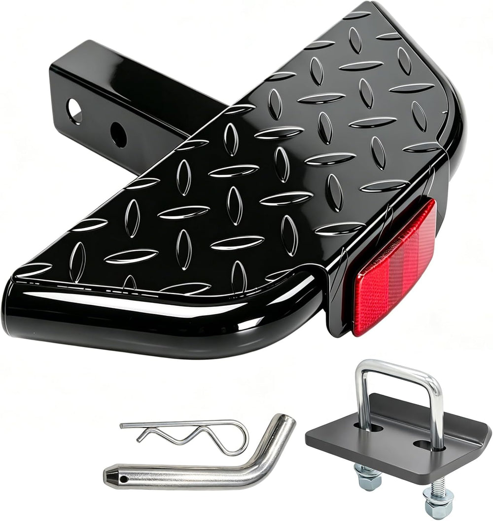 Hitch Step Anti Slip and Rust Towing Bumper Guard for Most Car SUV Truck Pick...