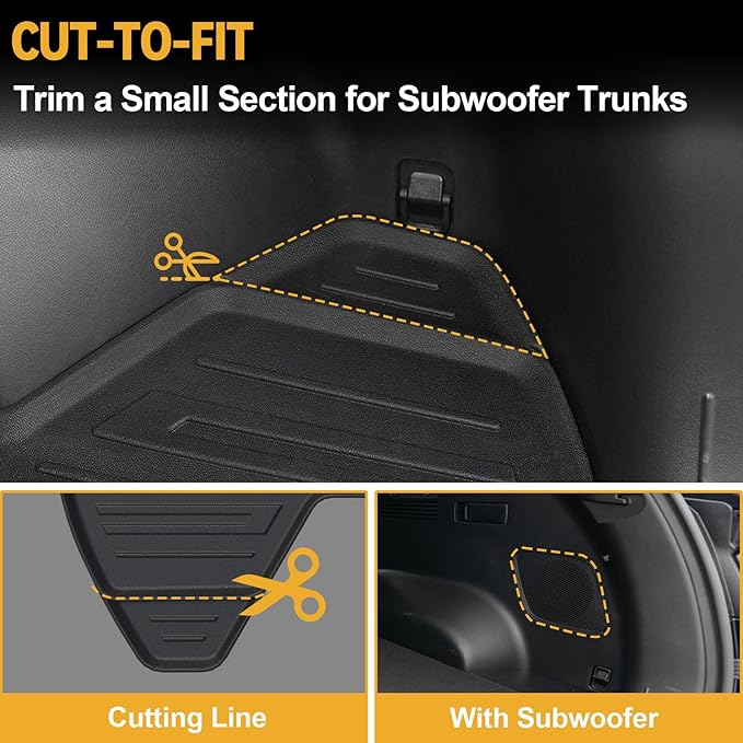Floor Mats Set for 2022-2025 Hyundai Tucson Gas, Full Coverage All Weather