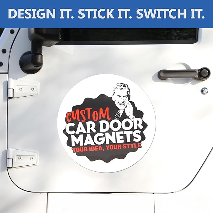 Custom Car Magnet Signs for Businesses 2 pk