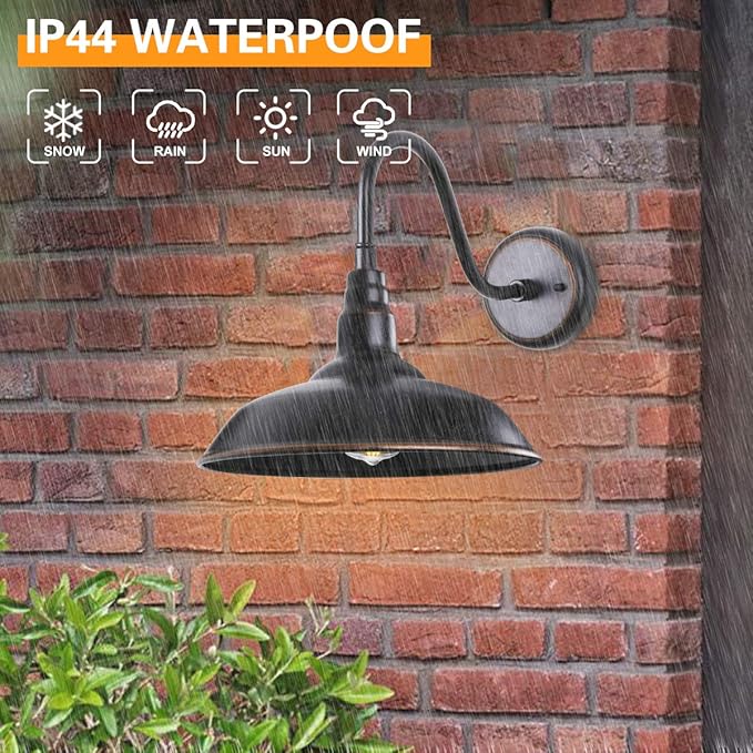 14in Outdoor Gooseneck Barn Light