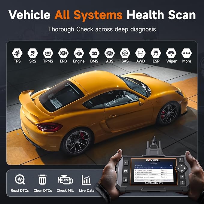 FOXWELL NT624 Elite OBD2 Scanner Upgraded from NT614Elite & NT604Elite Code