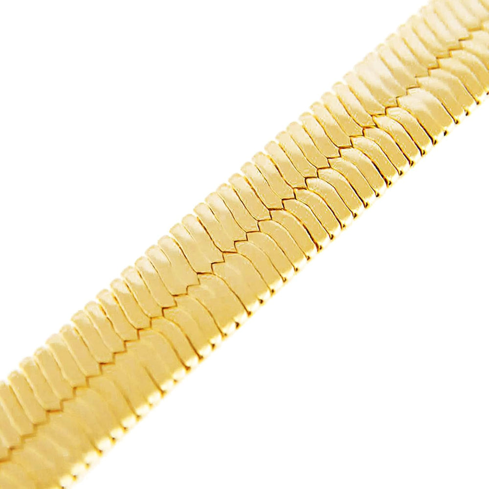 Men's Women's Flat Flexible Shine Herringbone 4mm, 5mm, 6mm, 7mm, 9mm...