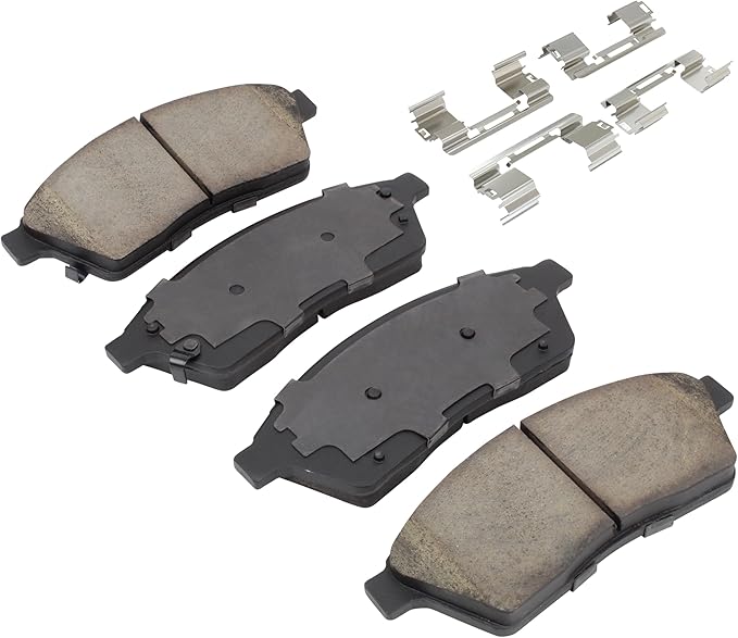 Premium Ceramic Front Brake Pads Compatible