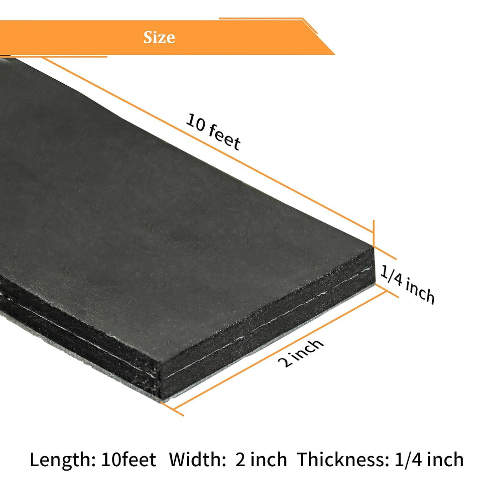 DOBTIM Adhesive Reinforced Solid Rubber Sheets, Rolls & Strips Cloth Inse...