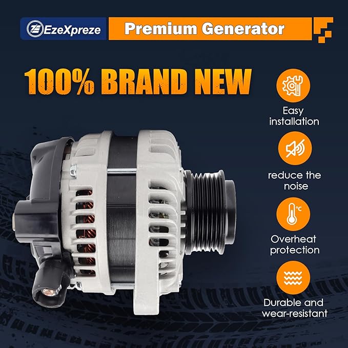 Ezexpreze Alternator Fit for Honda Odyssey 3.5L V6 2014-2017, 130Amp CW