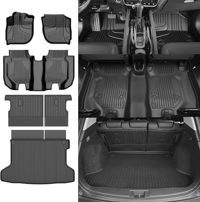 2016-2021 2022 HRV Floor Mats & Cargo Liner & Backrest Mat Fit