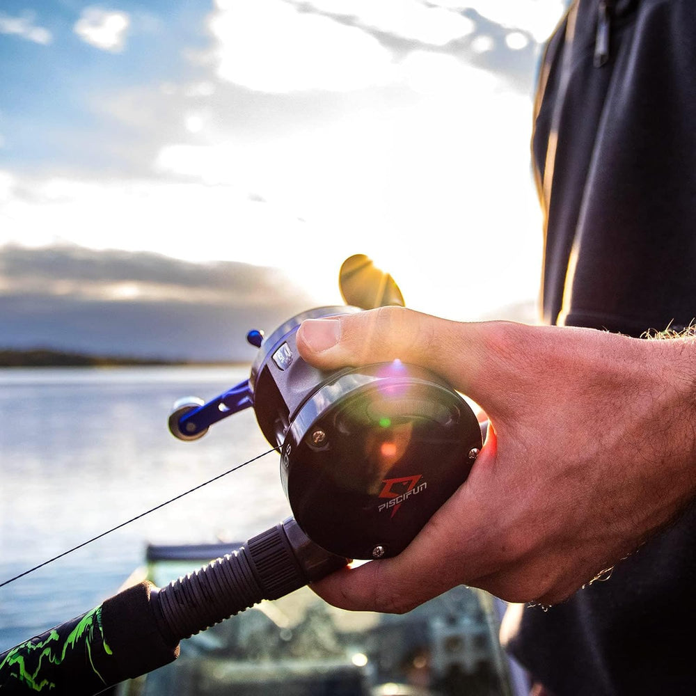 Piscifun Chaos XS Round Baitcasting Reel, Saltwater Conventional Reel