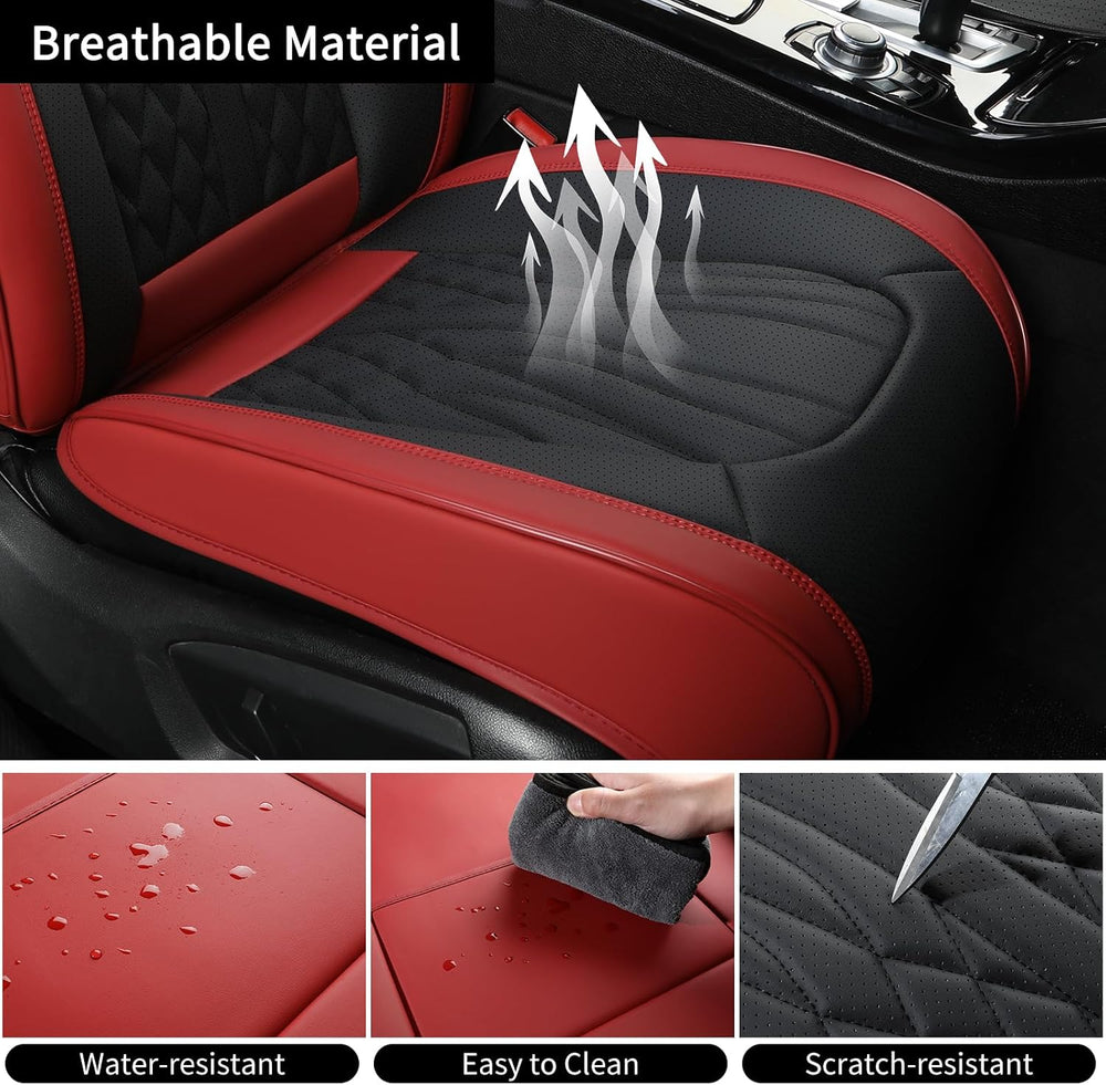MINGBRON Leather Car Seat Covers,Car Seat Protector Waterproof,Seat Covers Fu...