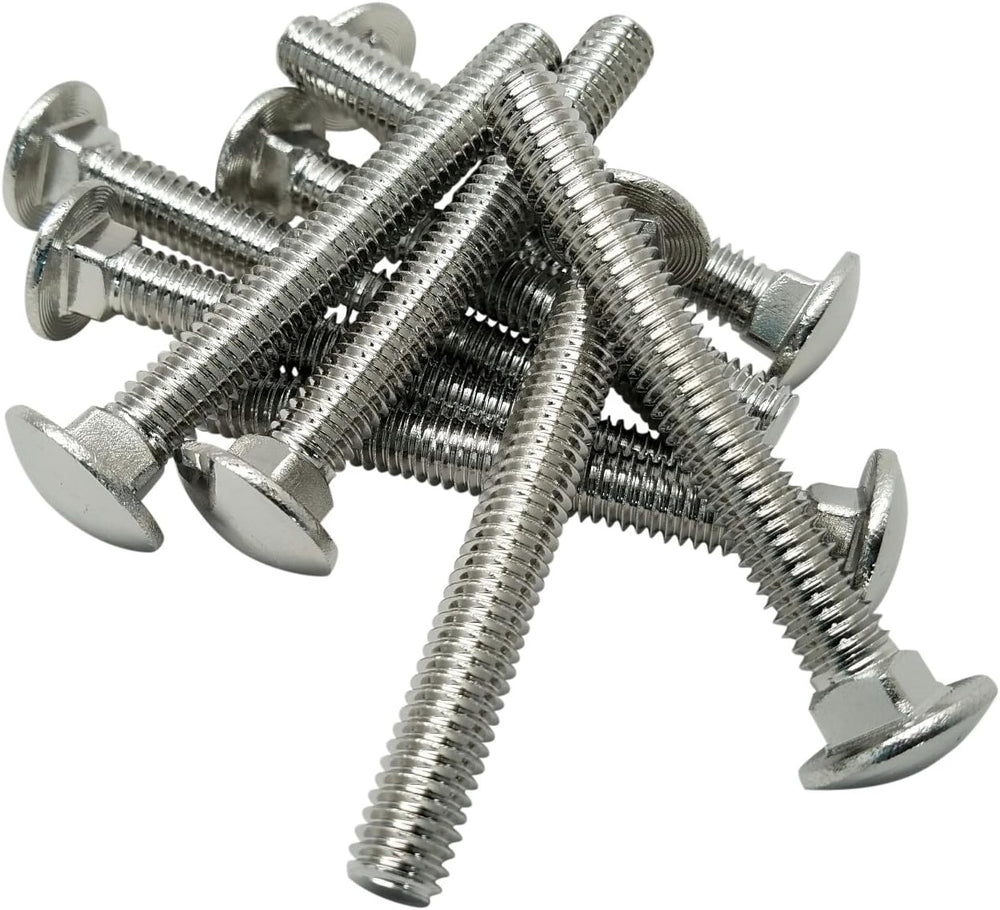 FBCB126P5 1/2-13 X 6" Carriage Bolts, 18-8 SS, Finish NL-19, PK5