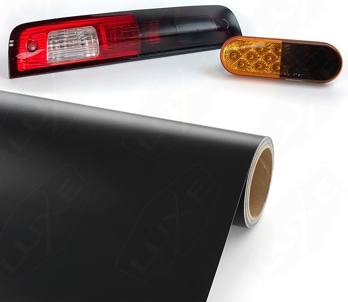 Luxe LightWrap Dark Smoke Stealth Universal Headlight Tail Light Tint Kit