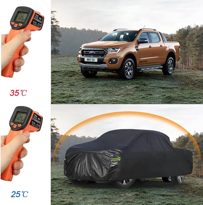 KouKou Truck Cover Waterproof All Weather, 7 Layers Heavy Duty Pickup Cover