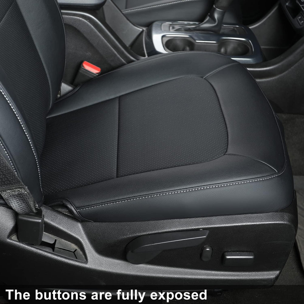 LUCKYMAN CLUB Chevy Colorado Seat Covers, fit for 2015-2022 Colorado Crew Cab...