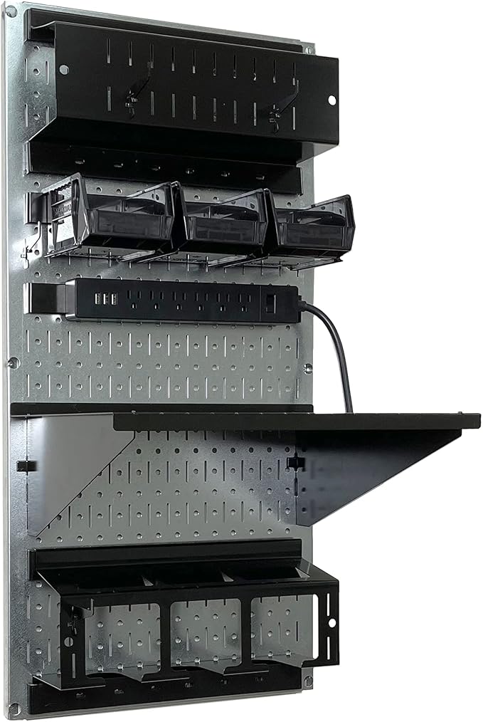 Wall Control Power Tool Storage Organizer Kit Cordless Drill Holder Charging