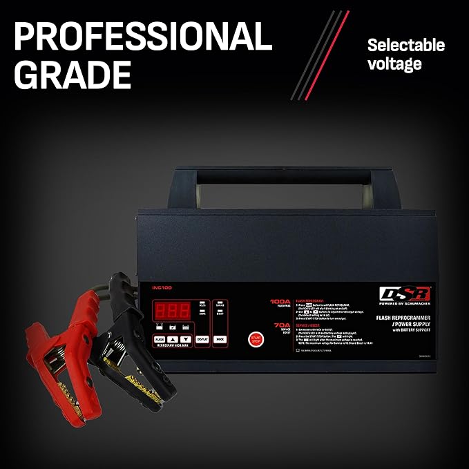 Schumacher Electric 100A Car Battery Charger and Power Supply, DSR Professional