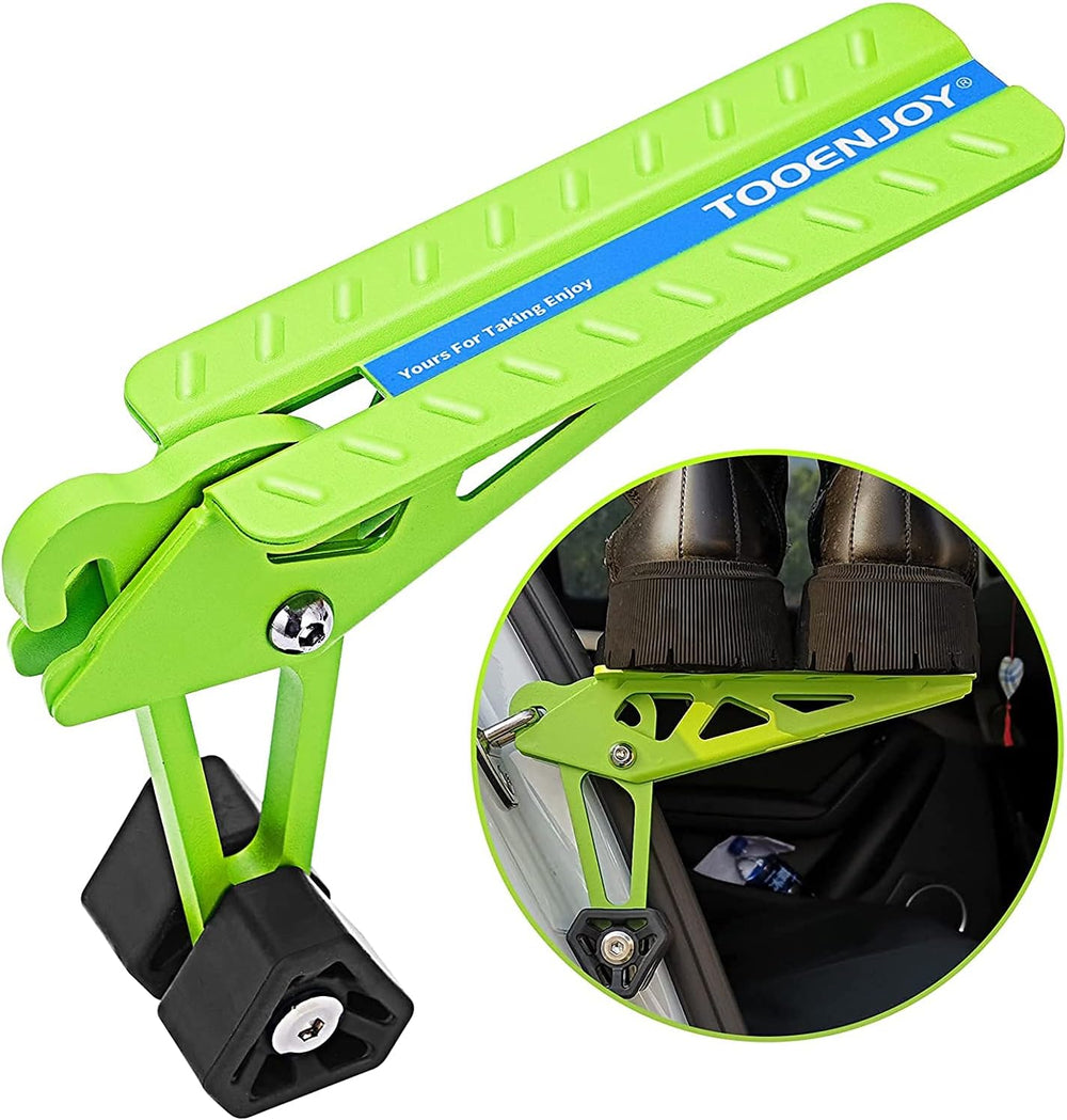 TOOENJOY Universal Fit Car Door Step, Foldable Roof Rack Door Step Up on Door