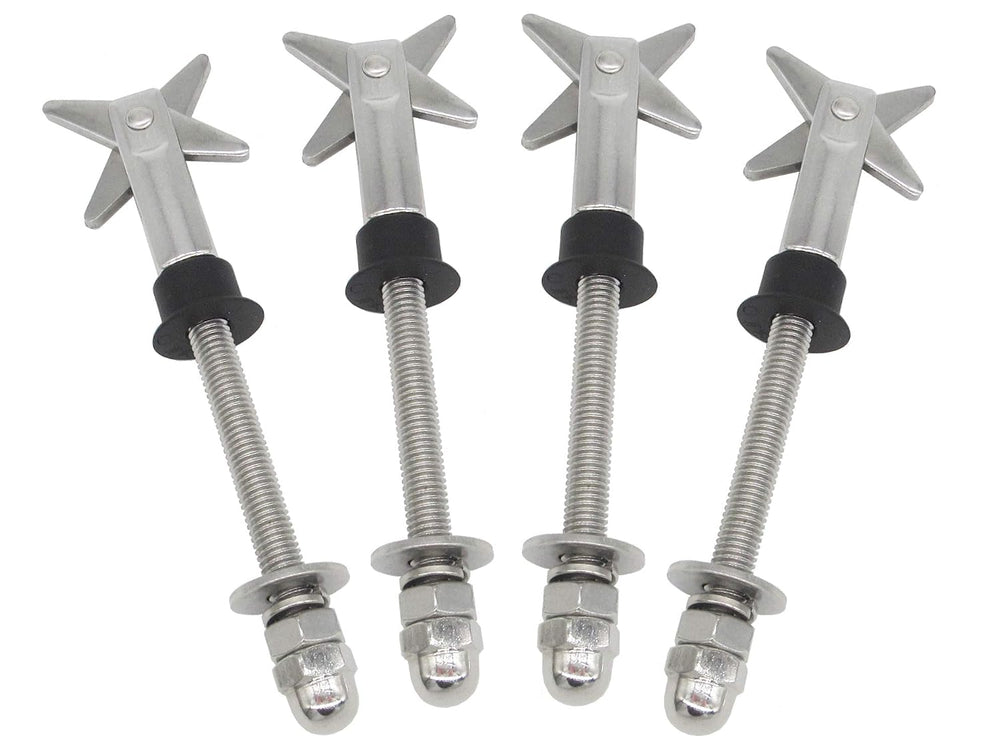 Toggle Anchor Bolts, Hollow Wall Anchors, M8x150mm, Pack of 4