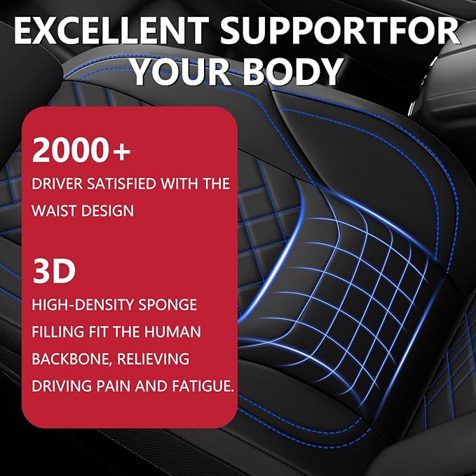 Chevy Chevrolet Silverado GMC Sierra Car Seat Covers Fit 2007-2023 2024 2025