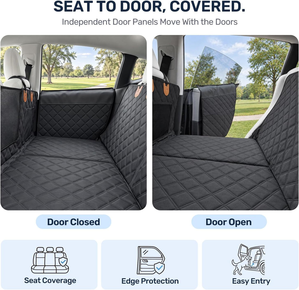 Zanch Pet Liner for Tesla Model 3/Y/YL/S, Stable Hard Bottom DogCover