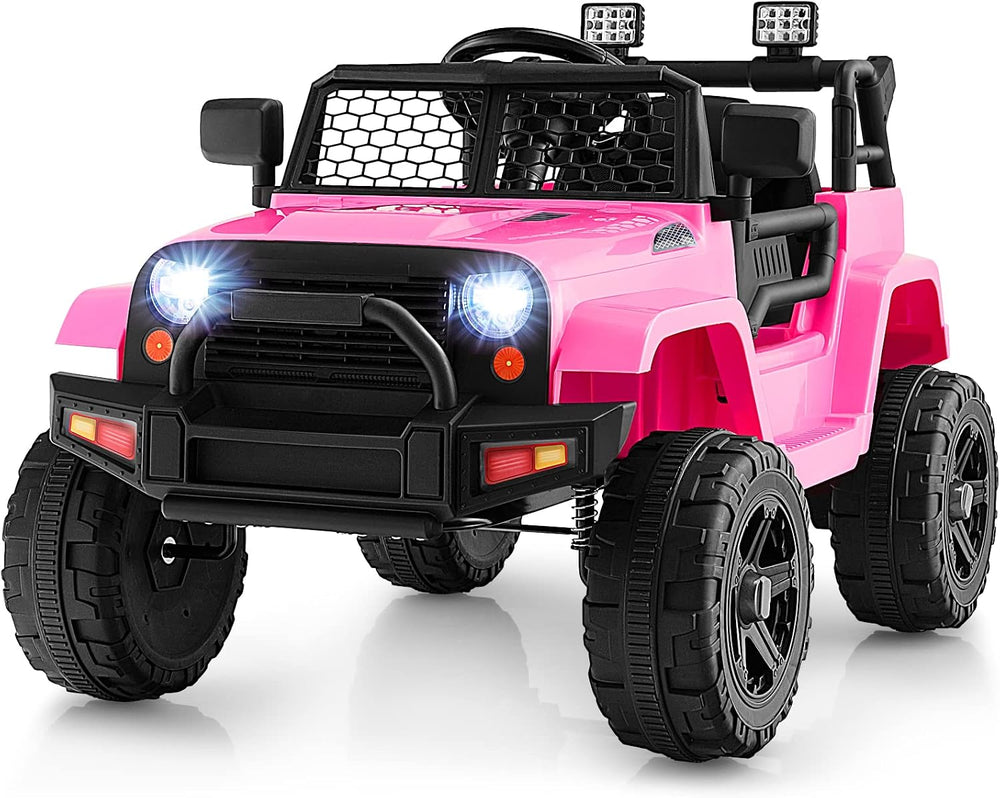 Costzon Ride on Car, 12V Battery Powered Truck Vehicle
