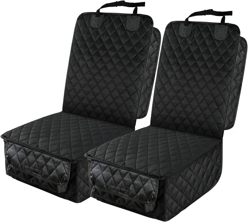 PETICON Waterproof Front Seat Car Cover 2 Pack, Full Protection