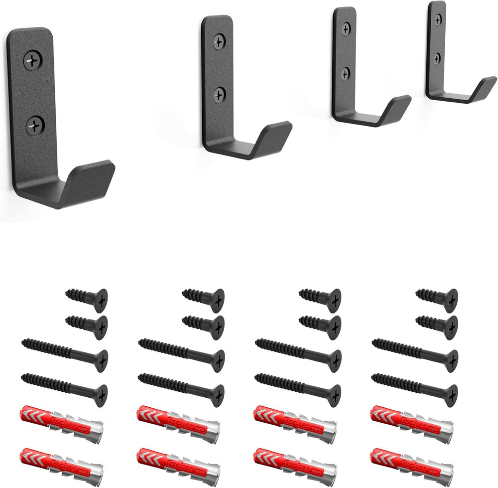 Wall Hooks Single Hook 4-Pack