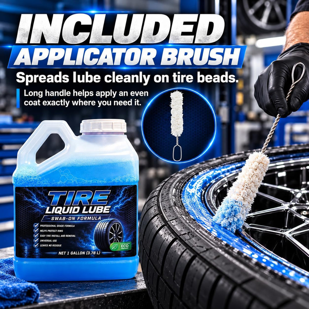 Bright Knight Tire Lube, Tire Mounting Lube, Bead Sealer, Made in USA, 1 Gallon