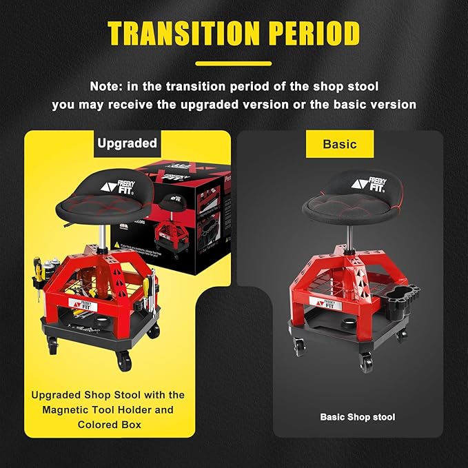 Rolling Shop Stool for Garage