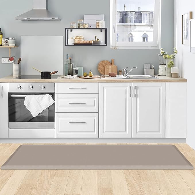 KitchenClouds Kitchen Mat Cushioned Anti Fatigue Kitchen Rug 17.3"x60"