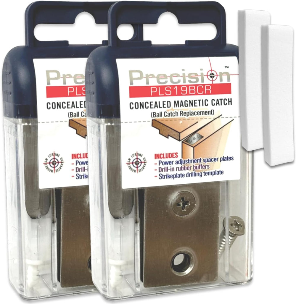 Magnetic Door Catch, Ball Catch Replacement Hardware for Closet or Double Doo...