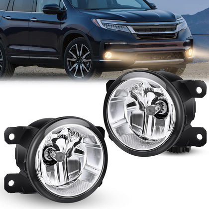 Nilight Fog Lights Assembly Compatible with 2013-2015 Honda Accord CRV CRZ