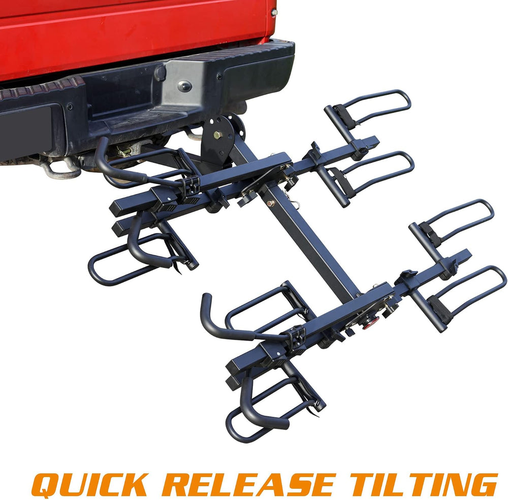 Rockland Foldable 4-Bike Rack, 160 lbs Capacity, Hitch Mount Bike Rack, Fits ...