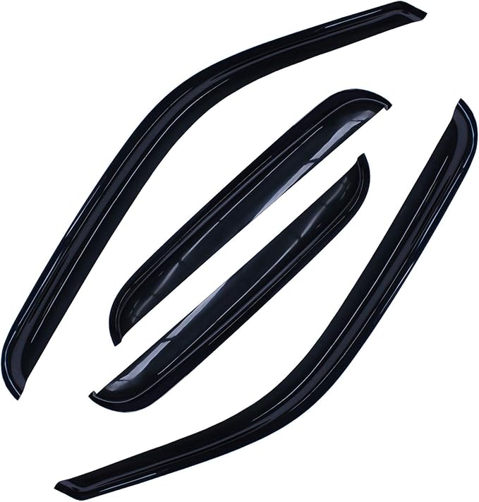4pcs Side Window Deflectors Window Visors