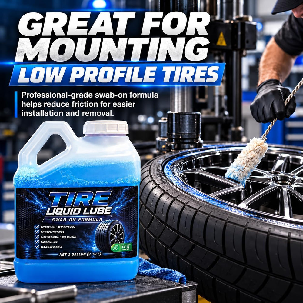 Bright Knight Tire Lube, Tire Mounting Lube, Bead Sealer, Made in USA, 1 Gallon