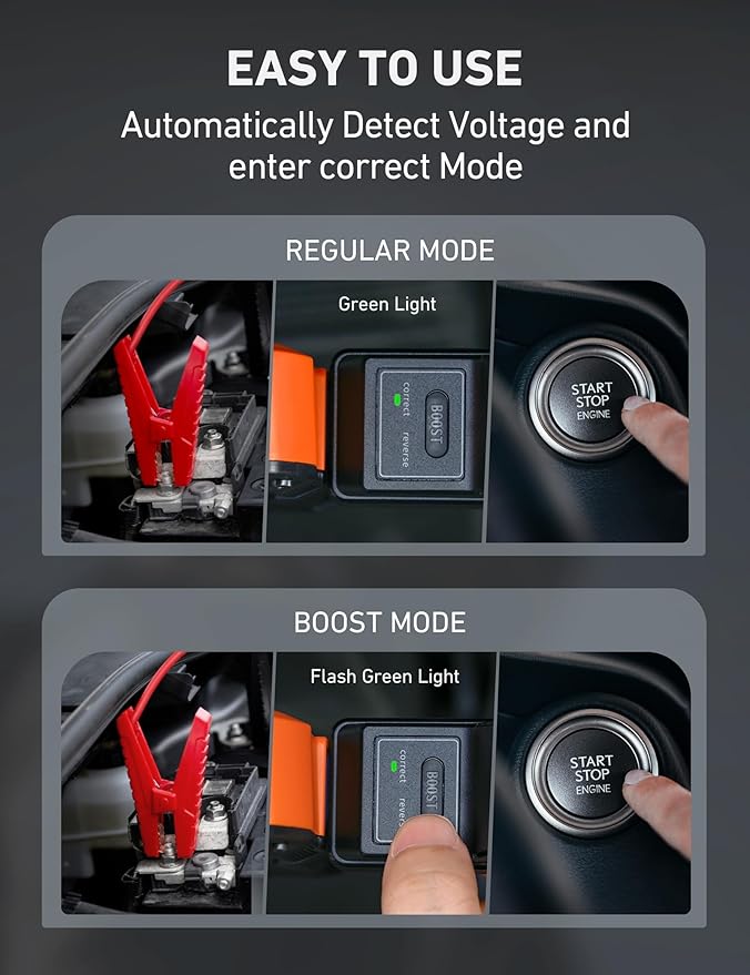 AstroAI S8 Car Battery Jump Starter, 1500A Peak Car Jumper Starter Battery Pack