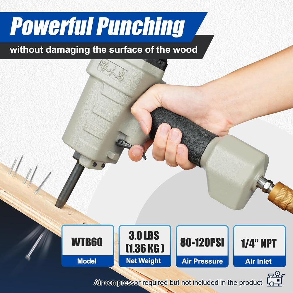 WOODPECKER WTB60 Heavy Duty Pneumatic Nail Remover Gun