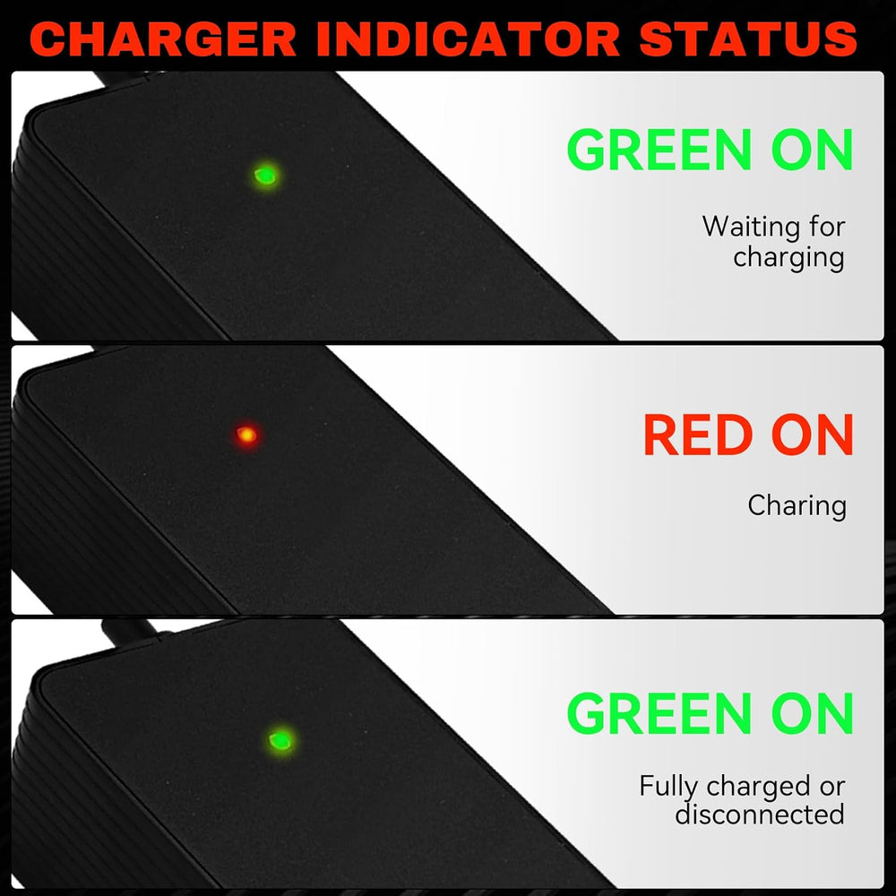 JERBOR 54.6V 2A Battery Chargers for Tuttio Soleil01 Drit Bike, 48V Charger P...