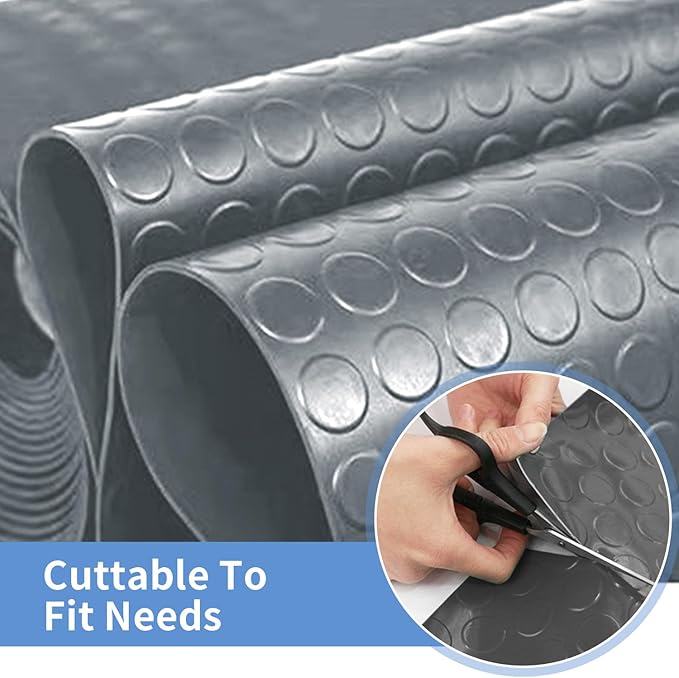 Premium Garage Floor Mat, Commercial Grade Heavy Duty Parking Mat (2Rolls)