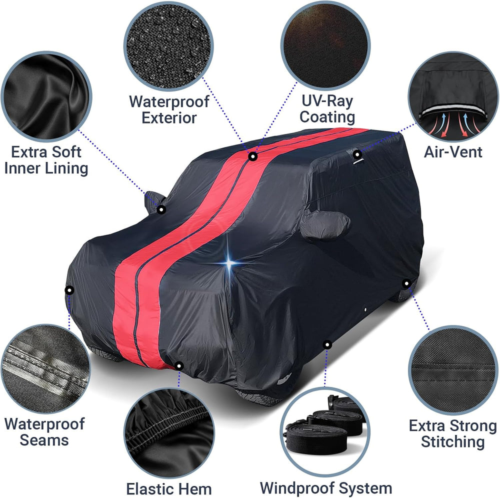 iCarCover Car Cover Waterproof All Weather for 1933-1942 Chevy Master