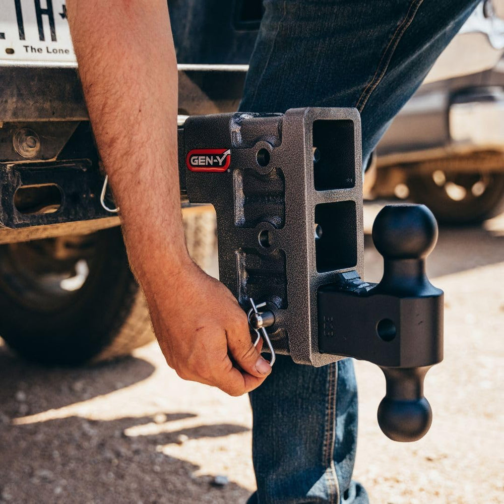 GEN-Y Hitch Mega-Duty 10" Drop Hitch Ball Mount 2" Receiver 16,000 ...