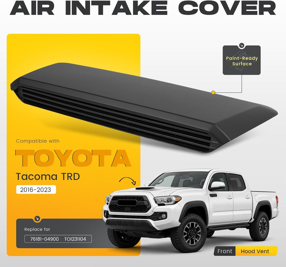 ALMULOO Hood Vent Compatible with 2016-2023 Toyota Tacoma TRD Replace for 761...