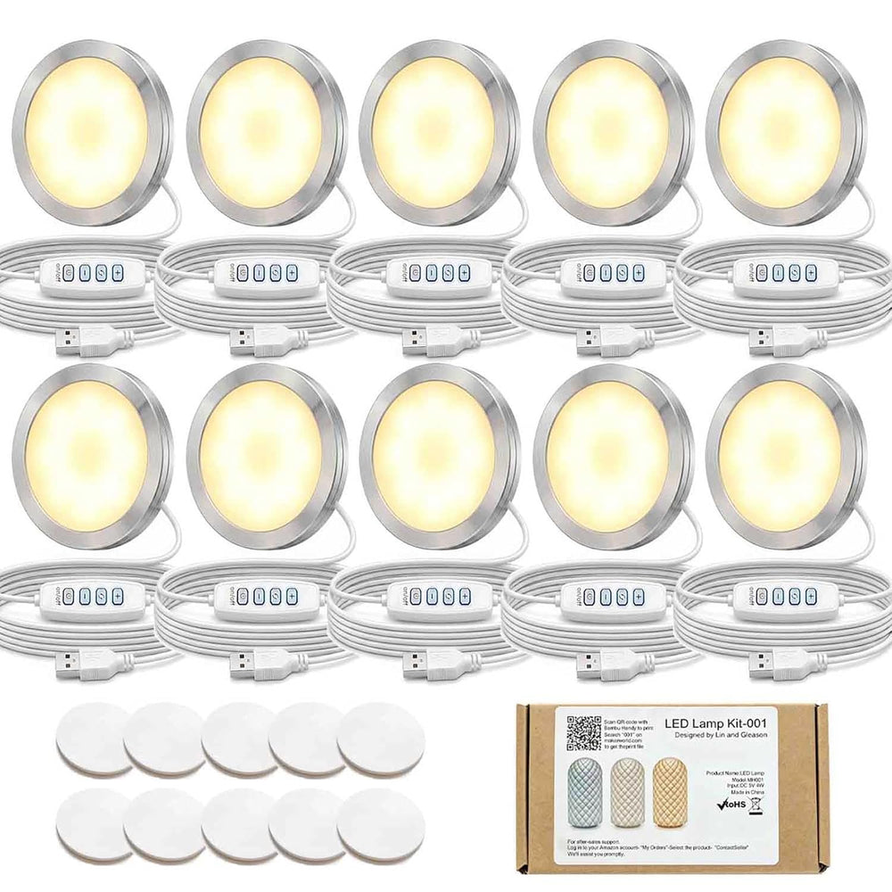 10 PCS LED Lamp Kit 001 for Bambu Lab MH001 3D Printer Light Kit 5V USB