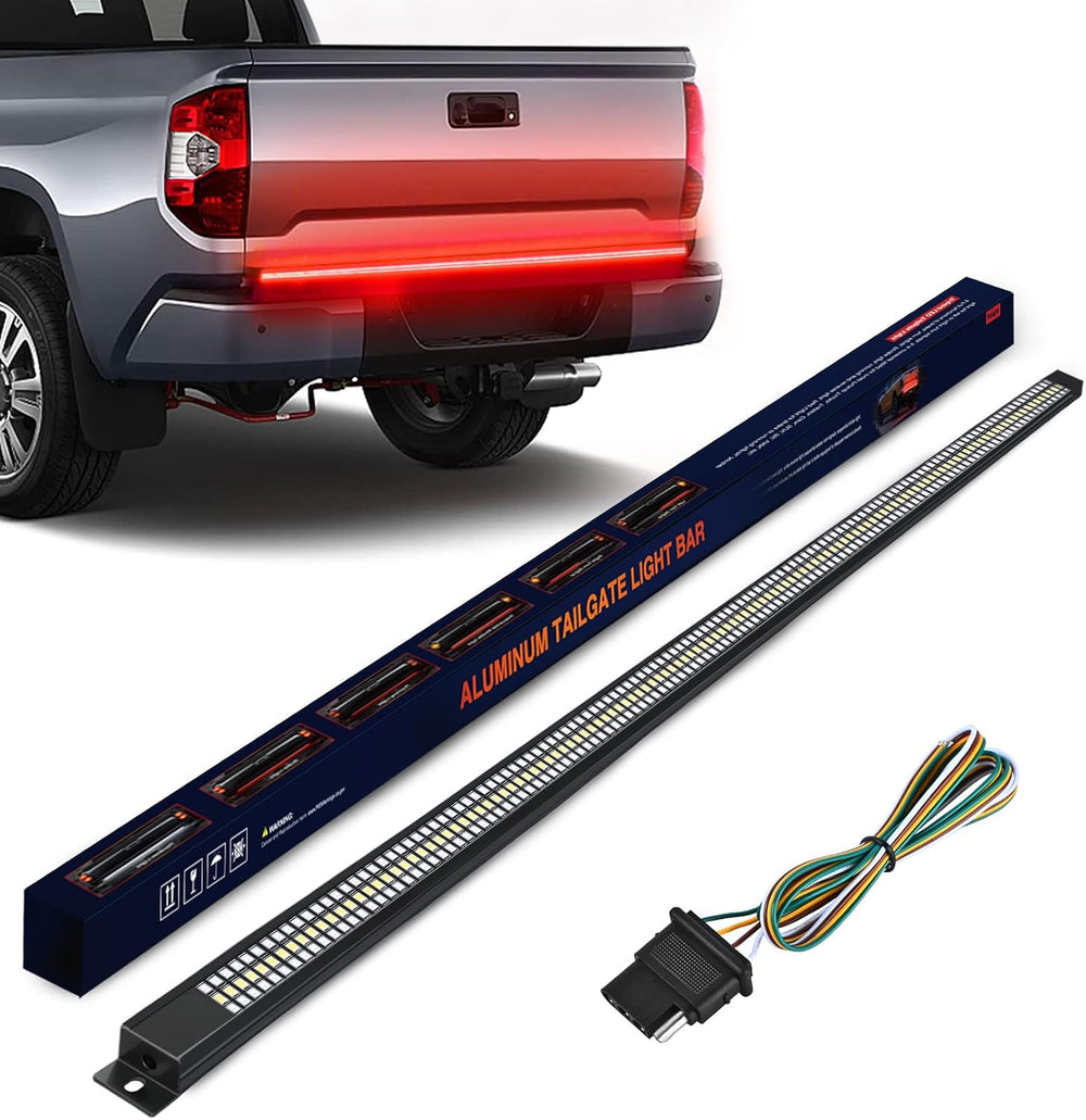 Nilight Truck Tailgate Light Strip 48" Aluminum Frame Triple Row 780 LED...